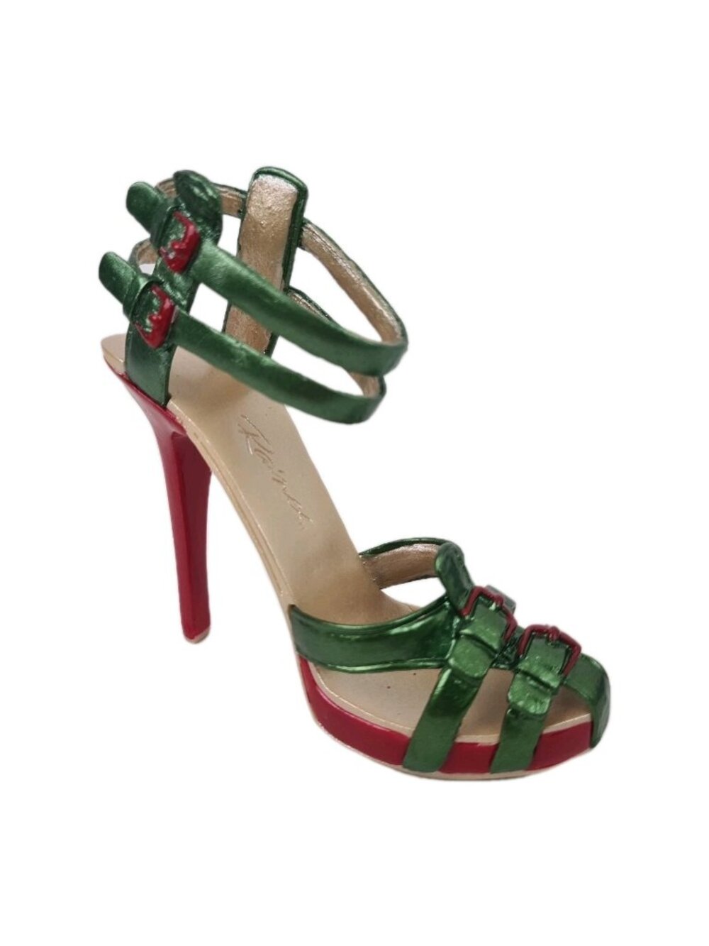 Just The Right Shoe "JTRS Mistletoe" By Raine Stepping Out J120514 Miniature